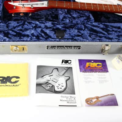 2002 Rickenbacker 350V63 FG Fireglo Toaster Pickup Reissue Long Scale image 3