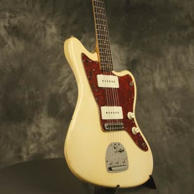 original 1964 Fender JAZZMASTER Olympic White w/matching headstock image 8