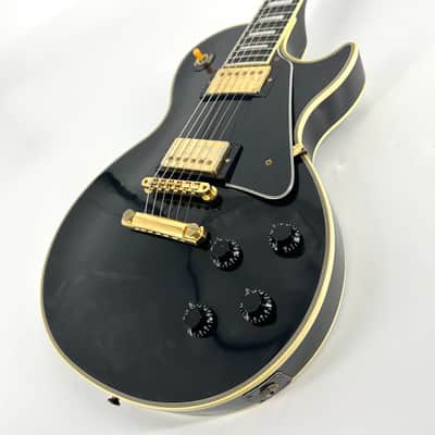 1991 Gibson Pre-Historic Les Paul '57 Custom Reissue - Ebony image 2