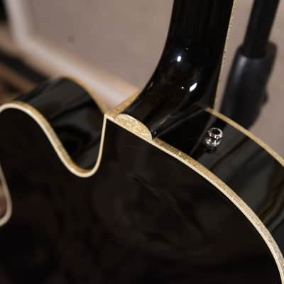 Gretsch G6136SLBP Brian Setzer Signature Black Phoenix Black  owned by Chris Shiflett image 7