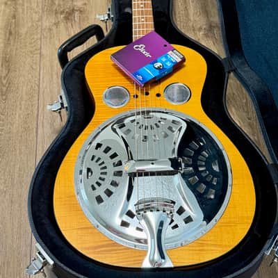 Epiphone Dobro Hound Dog Deluxe Roundneck 2009 - Present - Vintage Brown image 8
