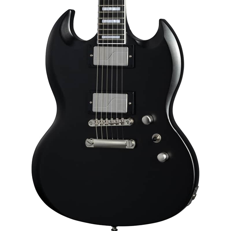 Epiphone SG Prophecy Electric Guitar - Aged Jet Black Metallic image 1