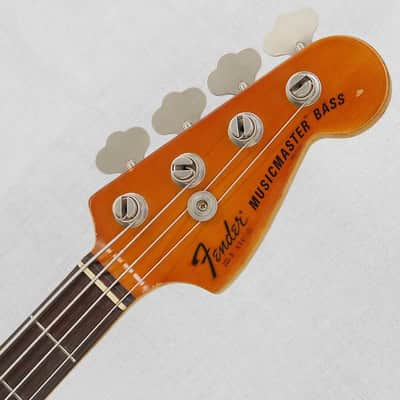 Fender USA VINTAGE Musicmaster Bass '81 Black/R image 11