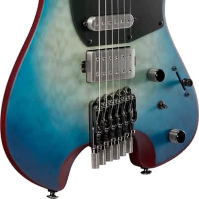 Ibanez Q Standard 6 String Electric Guitar - Blue Sphere Burst Flat (QX54QMBSM) image 2