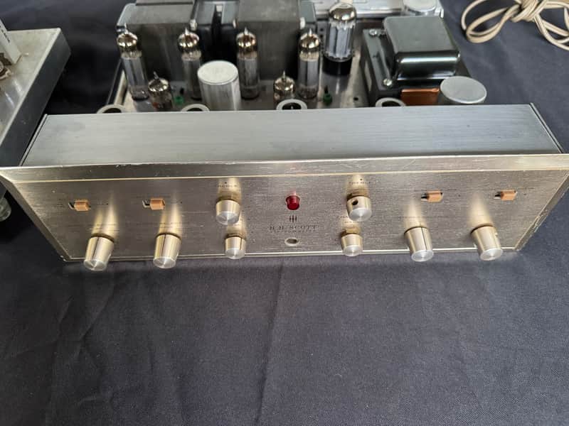 HH SCOTT 222C TUBE INTEGRATED AMPLIFIER AND 350B TUNER