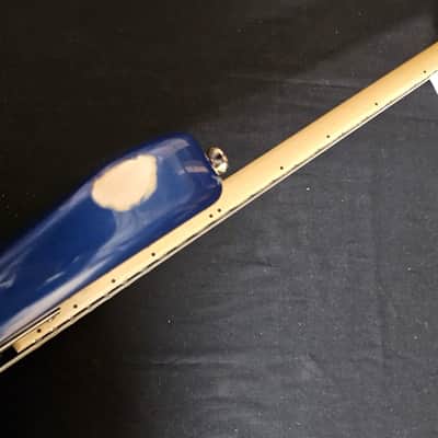 Squier Affinity Series Stratocaster Electric Guitar, Maple, Lake Placid Blue (DAMAGED) image 3