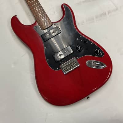 Fender Noventa Stratocaster 2021 Crimson Red Transparent image 3