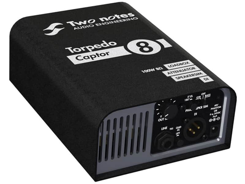 Two Notes Torpedo Captor 8 Ohms Loadbox. Attenuatore E Simulatore Di Cassa Analogico image 1