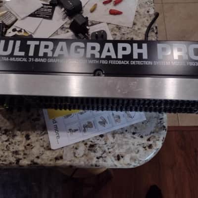 Behringer Ultragraph Pro FBQ3102 31-Band Stereo Graphic EQ 2000s - Black image 4