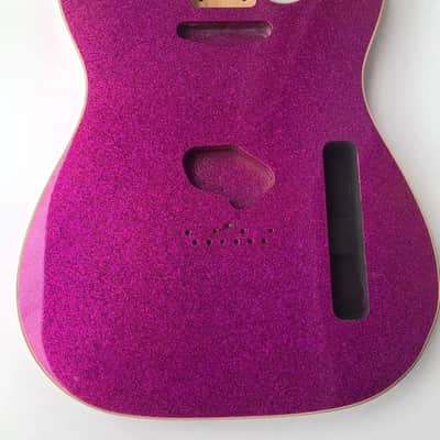 Sparkling Purple Alder Wood Guitar Telecaster Tele Style Body image 4