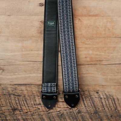 Vintage Blue 60s/70s Hippie Guitar Strap / Handmade in the UK / Case Candy image 3