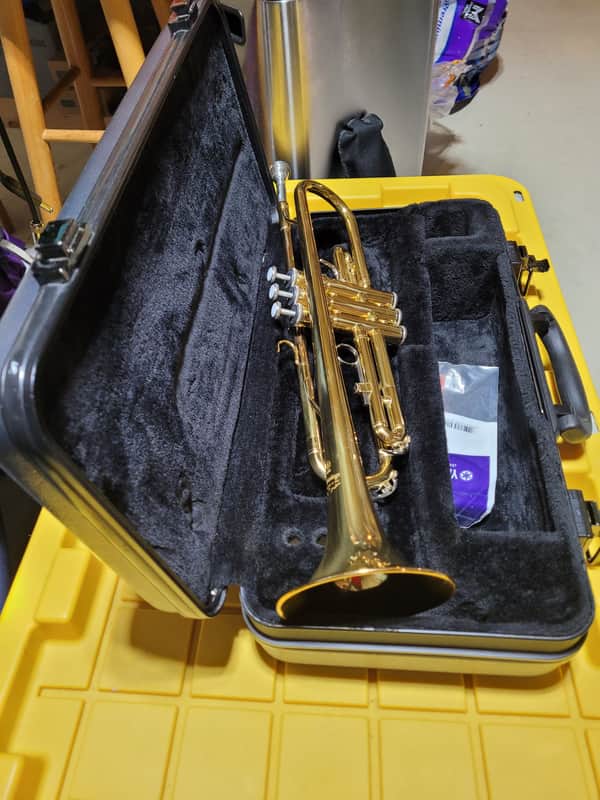 Yamaha Bb Trumpet - Model YTR200ADII - 2026 - Brass Plated - BEAUTIFUL! image 1