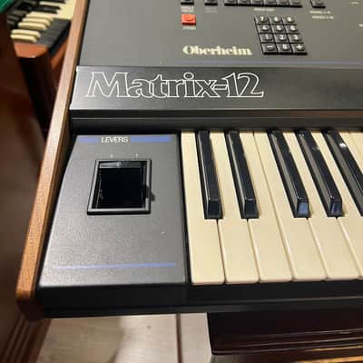 Oberheim Matrix 12 61-Key 12-Voice Synthesizer 1985 - Black image 4