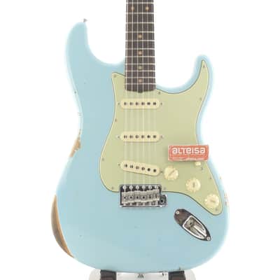 Fender Custom Shop 62 Stratocaster Relic 2024 - Faded Aged Daphne Blue image 1