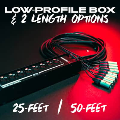 Gator CableWorks By Gator Cases Backline Series 8x0 Drop Snake - 50 Feet, (8) Channel -GCWB (DS8X0-50) image 6