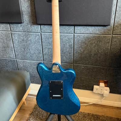 Squier Paranormal Super-Sonic 2020 - Ice Blue Metallic image 5