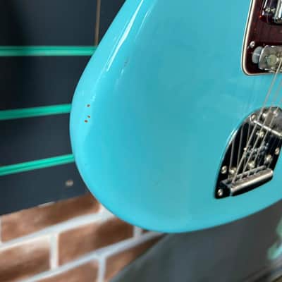 Fender 60th Anniversary Triple Jazzmaster Daphne Blue 2018 Electric Guitar image 4