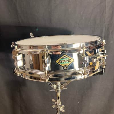 Ascend (by LP / Latin Percussion) - 3.5x14" Metal 8-lug Piccolo Snare Drum 1990's - Chrome image 1