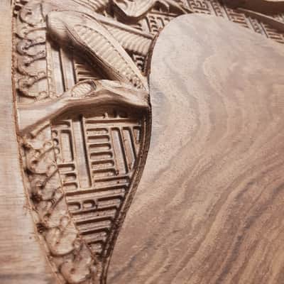 Alikat 3d CNC machined Alien Strat 2020 Tasmanian Oak, laquered image 8