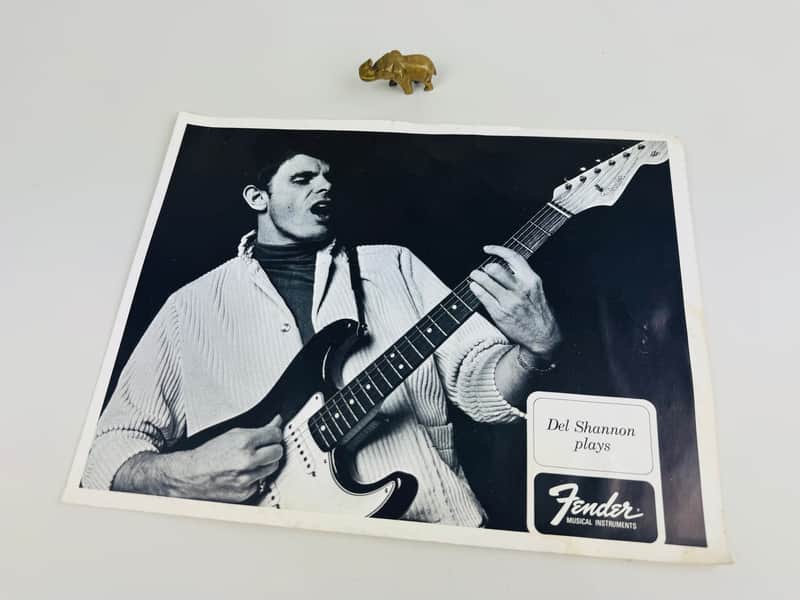 Fender Artist Promotion Photo – Del Shannon 1967 image 1
