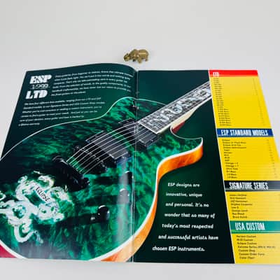 ESP Electric Guitars & Basses Catalog 1999 image 9