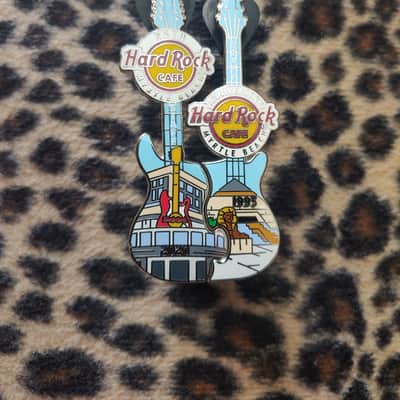 Hard Rock Cafe Staff Guitar Pin Set 25th Anniversary 2020 Myrtle Beach (Limited Edition 150) image 1