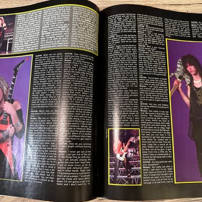 Guitar For The Practicing Musician RATT Warren DeMartini Robin Crosby Dec 1985 Back Issue with Tab image 6