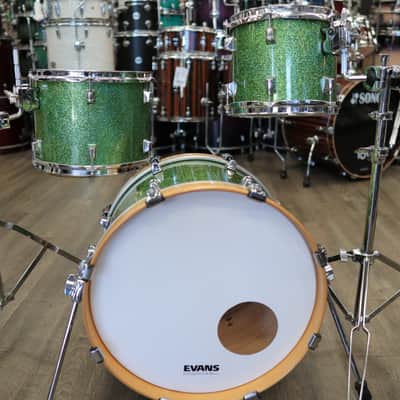 Pre-Owned Modified Taye 3-PC Shell Pack 10/13/18 (Custom Green Sparkle Finish) image 6