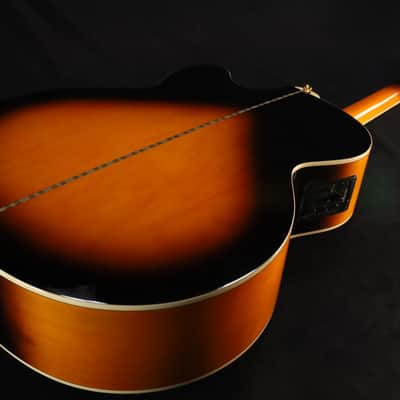 Epiphone J-200 EC Studio (Solid Top; Fishman Presys) Vintage Sunburst 739 image 8