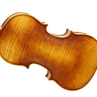 Vintage Early 1900s Stradivarius Copy Violin Made in Germany w Cases and Bows image 8