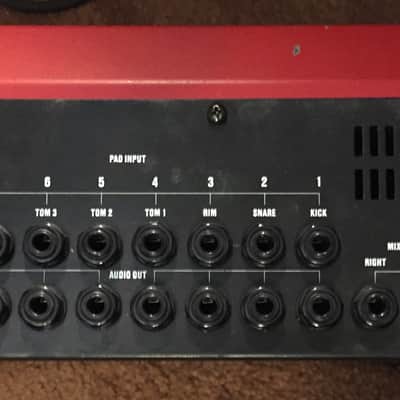 CLAVIA DDRUM 2 - Drum Brain Module 5 Pads w/ Kick Pad Kit 80's Vintage image 5