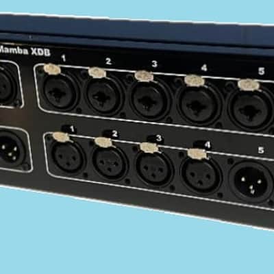 Mamba UDB_XLR - ULN-8 Custom Patch Bay 2RU [8 XLR F Mic in x | Reverb
