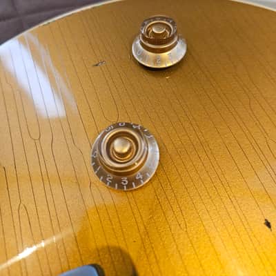 Gibson Custom Shop Joe Perry Signature "Gold Rush" Les Paul Axcess (Signed #11, Aged) 2019 - Present - Aged Antique Gold image 6