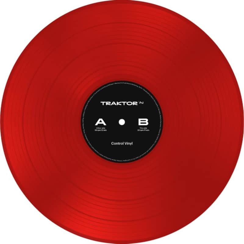 Native Instruments TRAKTOR Control Vinyl MKII 2024 Rot image 1