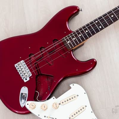 2016 Fender Japan Exclusive Classic '60s Stratocaster Texas Special Candy Apple Red, ST62-TX image 18
