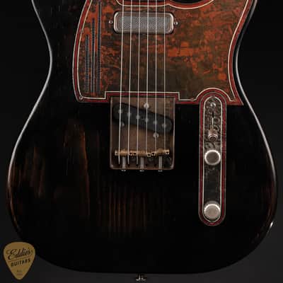 James Trussart SteelGuardCaster Rust O Matic Pinstriped - Black image 2