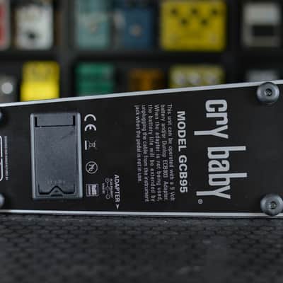 Dunlop GCB95 Cry Baby Standard Wah 1982 - Present - Black image 8