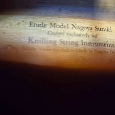 Suzuki Etude 220 Size 3/4 Violin, Japan, w/ case & bow, Very Good Cond image 9
