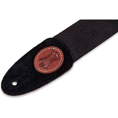 Levy's MSSC8 Cotton Guitar Strap - Black image 3