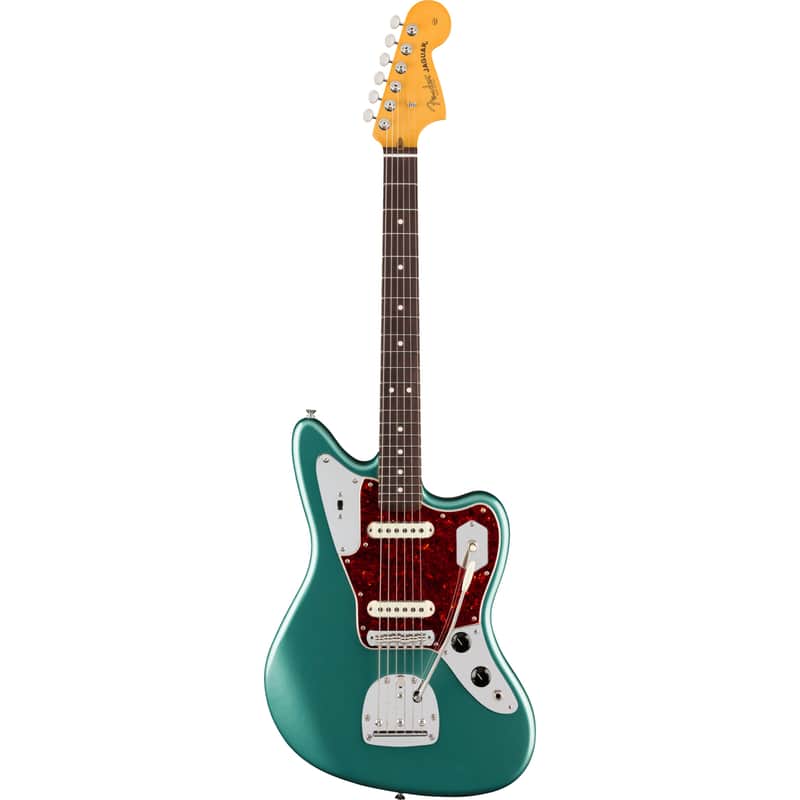 Fender American Professional Classic Jaguar - Rosewood Fingerboard, Faded Sherwood Green Metallic image 1