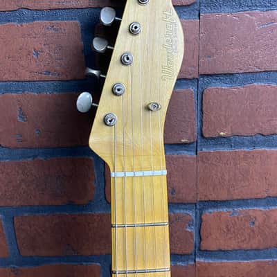 Woodcraft Electric Guitars Telecaster with 125 years old Reclaimed Wood image 7