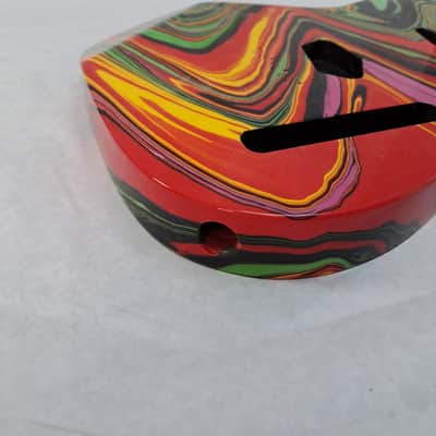Player grade Finished Multicolor Alder SxS body - Tele -for Fender Telecaster neck - Hardtail J2294 image 3