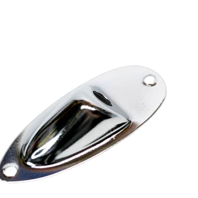 Brio Jack plate for Strat®, with mounting screws Chrome image 2
