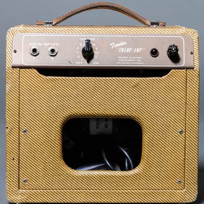 Fender Champ 5C1 1x6 Combo 1955, Tweed image 4