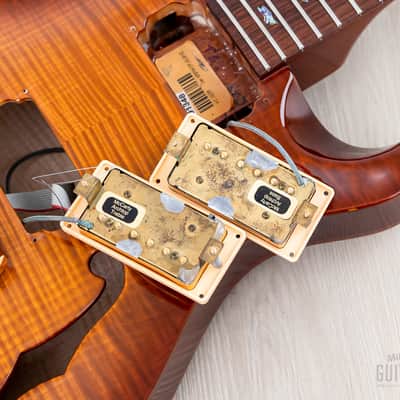 2004 Paul Reed Smith Hollowbody II Piezo Artist Package Violin Amber Burst w/ Case, Tags image 16