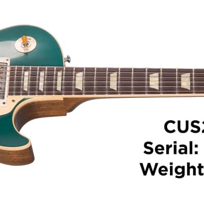 Gibson Custom Shop 1959 Les Paul Standard VOS Electric Guitar - Metallic Sea Green w/OHSC (CUS24311) image 2