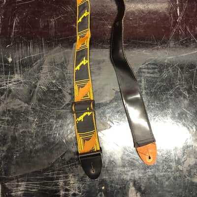Vintage Fender Monogrammed Strap 1970’s - Brown & Yellow image 2
