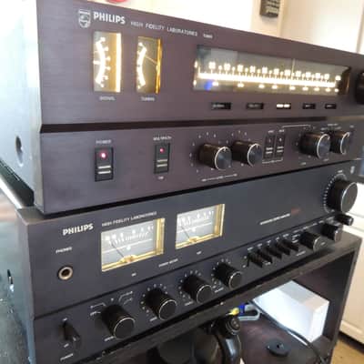 Philips 6871 Tuner/ 3881 Integrated Amp set 90'S? - Blk image 2