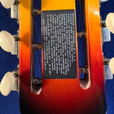 Melobar “Mosrite batch” 1967 Sunburst image 7