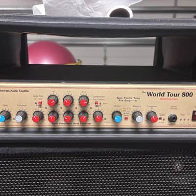 Eden WT-800B World Tour Head (2006) & Schroeder bass cab 4x10 and monster power & audio cables image 1